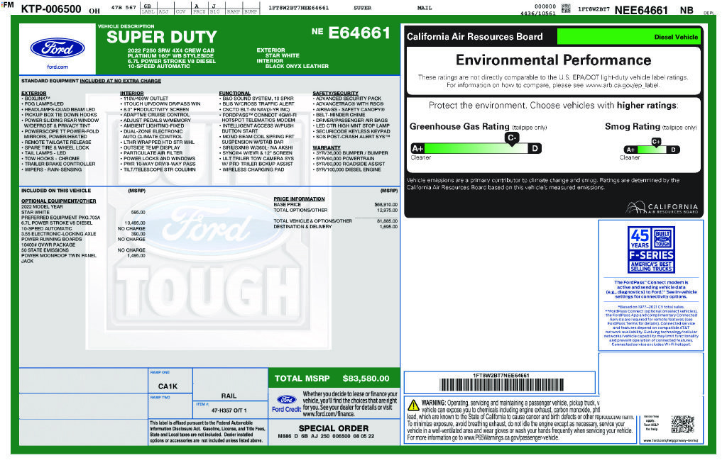 Used 2022 Ford F250 Platinum AWD/4WD image 40