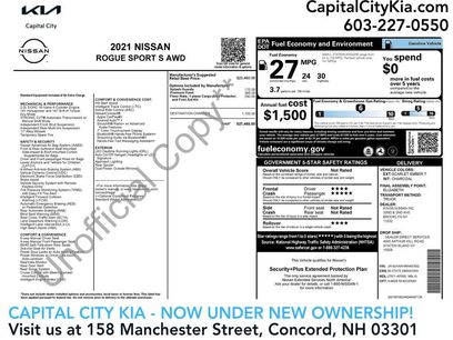 Used 2021 Nissan Rogue Sport S