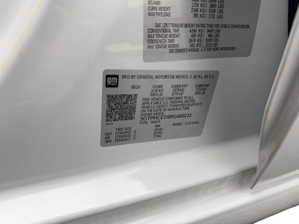 Used 2024 GMC Sierra 1500 Elevation w/ LPO, Elevation Black Package RWD image 84
