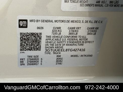 New 2026 GMC Sierra 1500 AT4 w/ AT4 Premium Package AWD/4WD image 25
