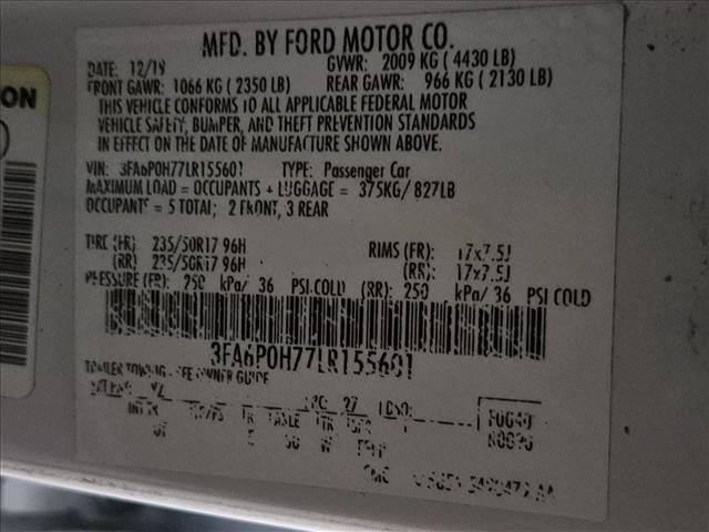 Used 2020 Ford Fusion SE FWD image 13