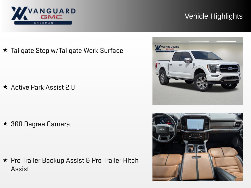 Used 2023 Ford F150 Platinum w/ Equipment Group 701A High AWD/4WD image 16