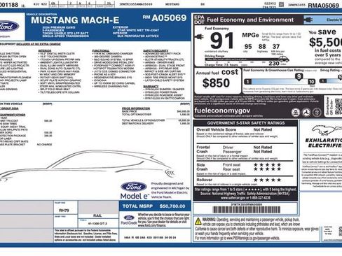 Used 2024 Ford Mustang Mach-E Premium AWD/4WD image 22
