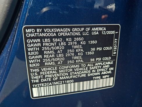 Used 2021 Volkswagen Atlas Cross Sport SEL Premium AWD/4WD image 27