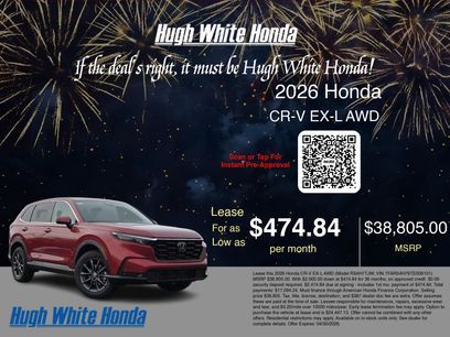 New 2026 Honda CR-V EX-L