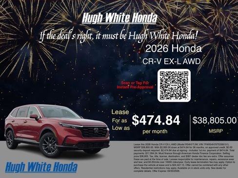 New 2026 Honda CR-V EX-L image 3