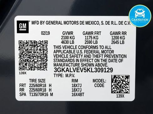 Used 2019 GMC Terrain SLT AWD/4WD image 9