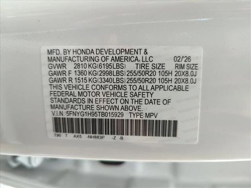 New 2026 Honda Pilot Black Edition image 17