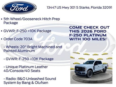 New 2026 Ford F250 Platinum AWD/4WD image 20