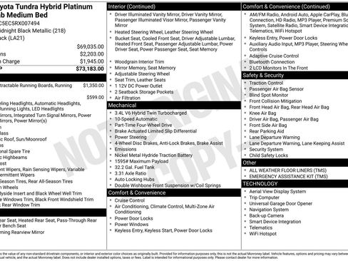 Used 2024 Toyota Tundra Platinum image 35