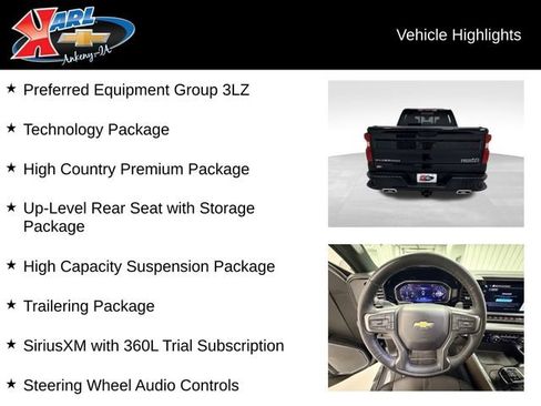 Certified 2026 Chevrolet Silverado 1500 High Country w/ High Country Premium Package AWD/4WD image 2