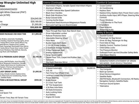 Used 2022 Jeep Wrangler Unlimited Sport image 9