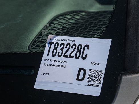 Certified 2026 Toyota 4Runner SR5 AWD/4WD image 34