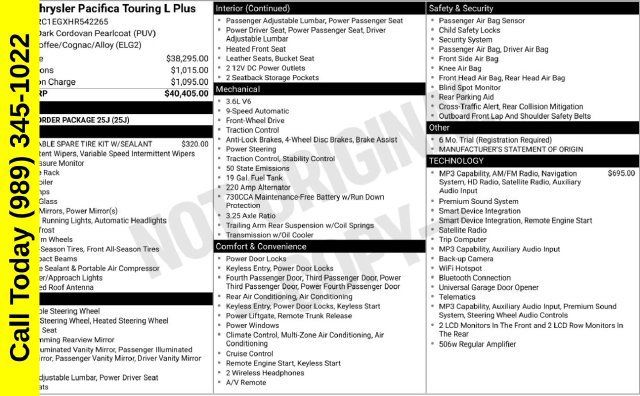 Used 2017 Chrysler Pacifica Touring-L Plus FWD image 3