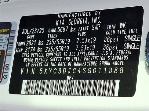 New 2025 Kia EV6 Light w/ Light LR Technology Package image 11