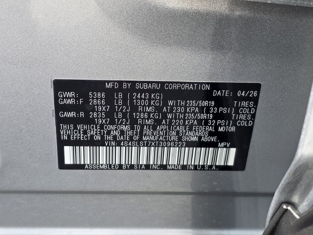 New 2026 Subaru Forester Touring AWD/4WD image 32