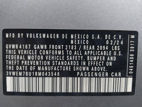 Used 2024 Volkswagen Jetta SE FWD image 33