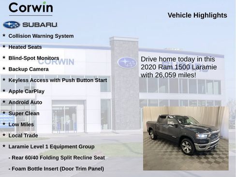 Used 2020 RAM 1500 Laramie AWD/4WD image 6