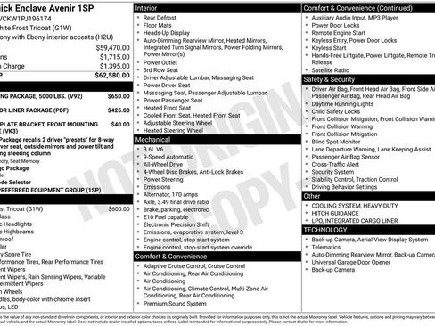 Certified 2023 Buick Enclave Avenir w/ Trailering Package, 5000 lbs. image 5