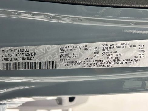New 2026 Jeep Wrangler Unlimited Sport AWD/4WD image 22