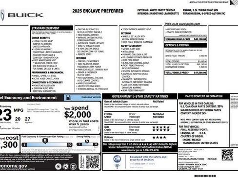 Used 2025 Buick Enclave Preferred image 3