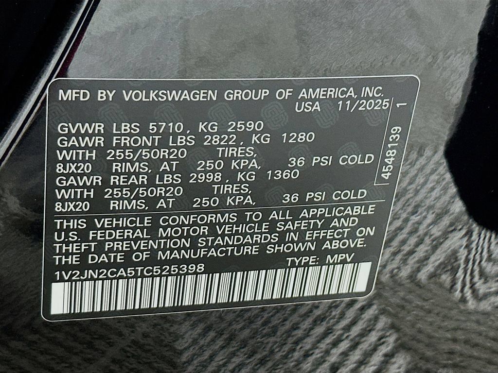 Used 2026 Volkswagen Atlas SE w/ Panoramic Sunroof Package FWD image 27