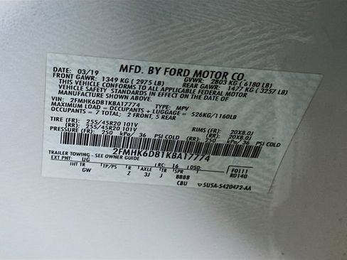 Used 2019 Ford Flex Limited w/ Equipment Group 301A image 32