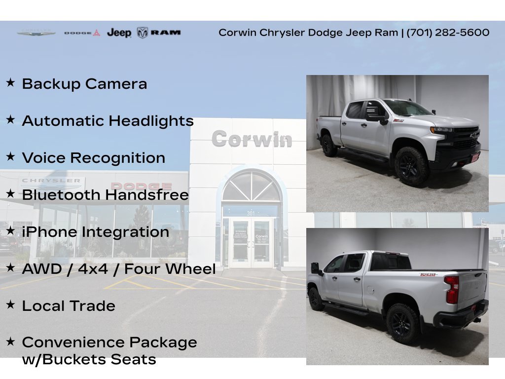 Used 2021 Chevrolet Silverado 1500 LT Trail Boss w/ Convenience Package II AWD/4WD image 8