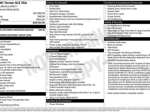 Used 2018 GMC Terrain SLE FWD image 14