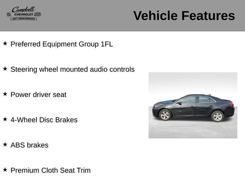Used 2015 Chevrolet Malibu LS FWD image 5
