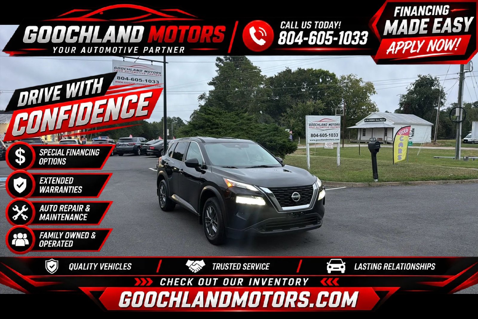 Used 2021 Nissan Rogue S AWD/4WD image 1