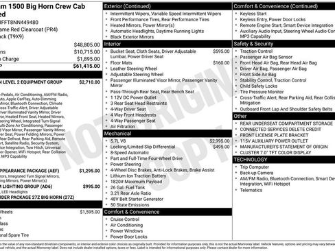 Used 2022 RAM 1500 Big Horn AWD/4WD image 40