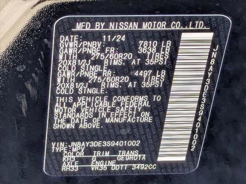 Used 2025 Nissan Armada PRO-4X image 16