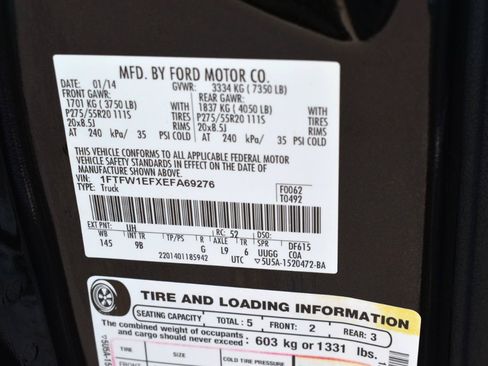 Used 2014 Ford F150 Platinum AWD/4WD image 45