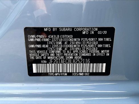 Used 2020 Subaru Crosstrek 2.0i Premium w/ Moonroof Package 2 AWD/4WD image 32