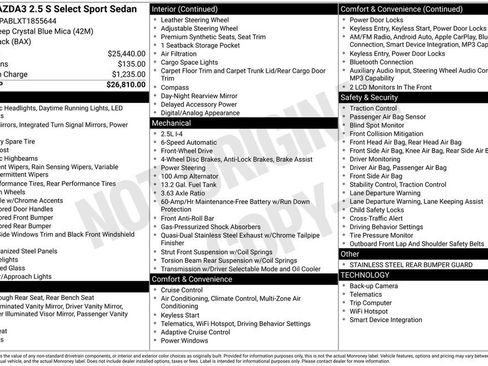 New 2026 MAZDA MAZDA3 s Sport image 4