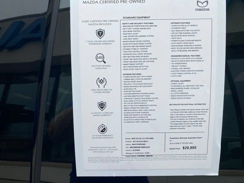 Certified 2025 MAZDA CX-30 AWD 2.5 S w/ Premium Package image 27