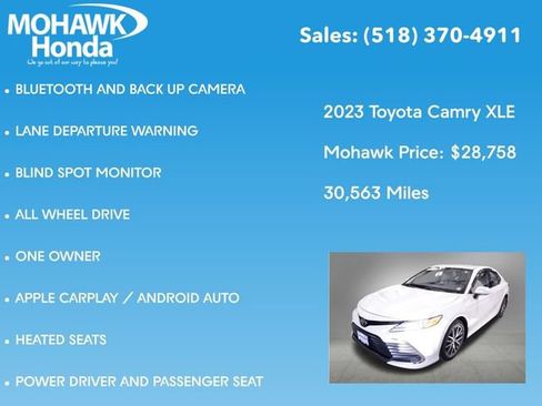 Used 2023 Toyota Camry XLE image 7