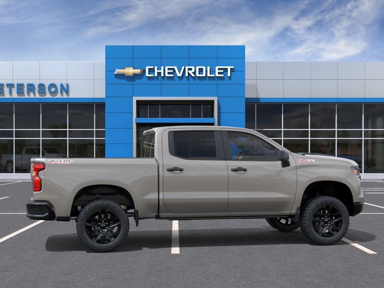 New 2026 Chevrolet Silverado 1500 Custom Trail Boss w/ LPO, Dark Essentials Package AWD/4WD image 4