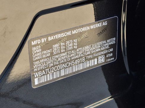 Used 2022 BMW 750i xDrive w/ Executive Package AWD/4WD image 28