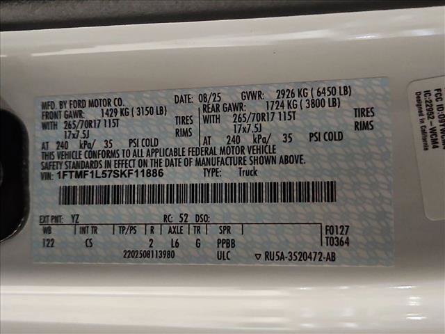 Used 2025 Ford F150 XL w/ Equipment Group 103A High AWD/4WD image 18