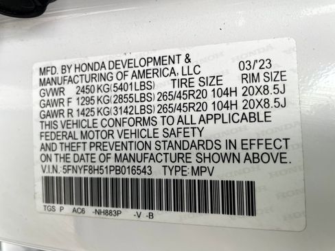 Used 2023 Honda Passport EX-L image 23