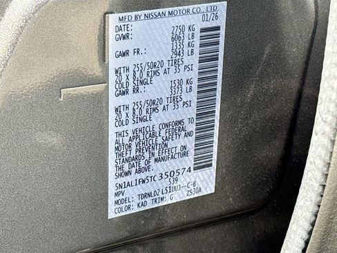 New 2026 INFINITI QX60 Sport w/ Dark Cargo Package image 35