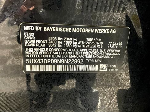 Used 2022 BMW X3 sDrive30i RWD image 43