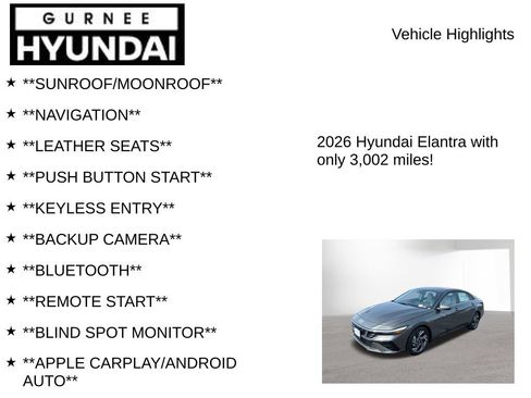 Used 2026 Hyundai Elantra Limited FWD image 7