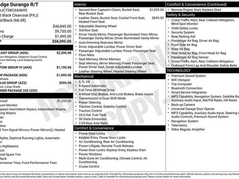 Certified 2019 Dodge Durango R/T w/ Technology Group AWD/4WD image 7