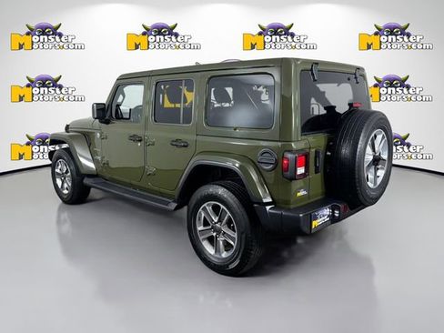 Used 2021 Jeep Wrangler Unlimited Sahara w/ Uconnect 4C Nav & Sound Group AWD/4WD image 7
