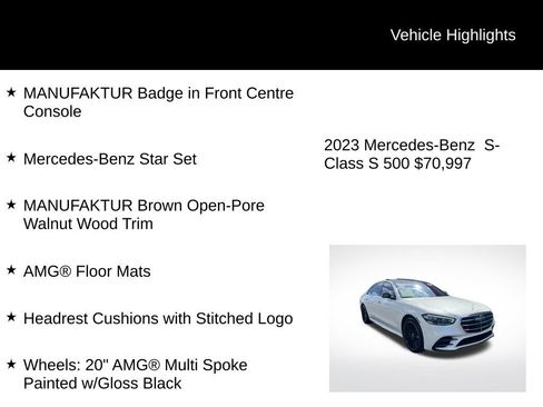Used 2023 Mercedes-Benz S 500 4MATIC image 8