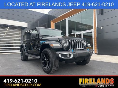 Used 2023 Jeep Wrangler Sahara 4xe w/ Cold Weather Group image 1