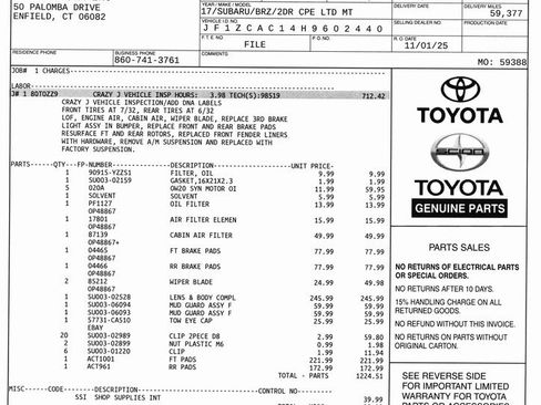 Used 2017 Subaru BRZ Limited w/ Performance Package image 9